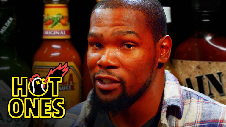 Hot Ones — s04e07 — Kevin Durant Sweats It Out Over Spicy Wings