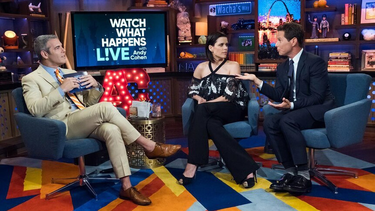 Watch What Happens Live — s14e110 — Neve Campbell & Scott Wolf