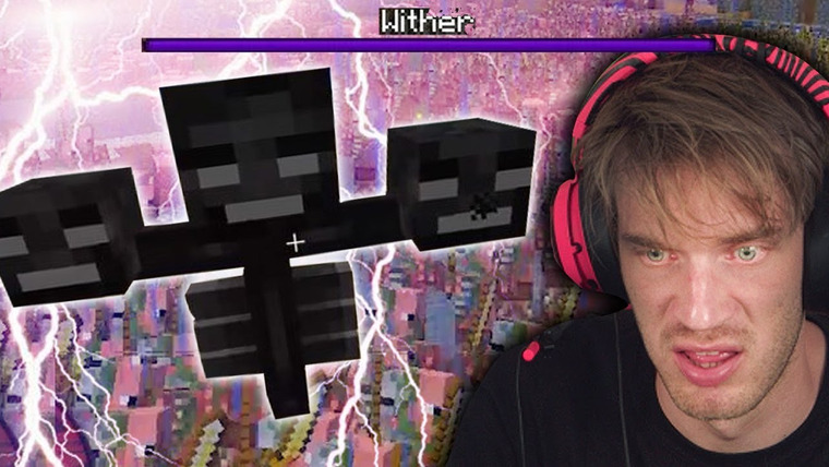 PewDiePie — s10e221 — I summoned The Wither Boss in Minecraft - Part 25