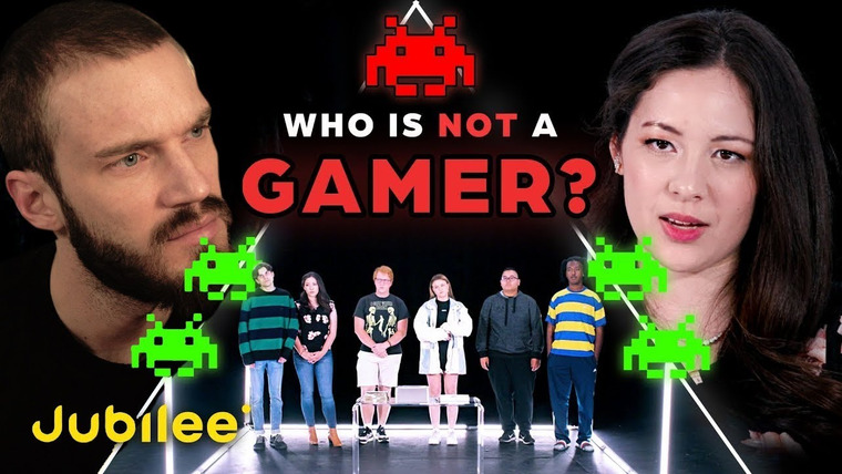 PewDiePie — s11e28 — Can You Spot the FAKE Gamer? — Jubilee React #2