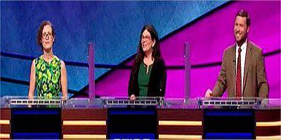 Jeopardy! — s2019e205 — Elise Nussbaum Vs. Beth Stewart Vs. Stephen Pokora, Show # 8101
