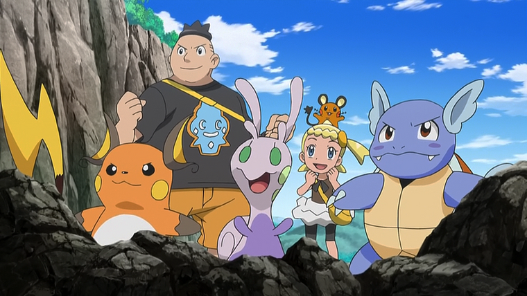 Покемон — s10e65 — Kameil and Raichu Appear! Good Luck Numeil!!