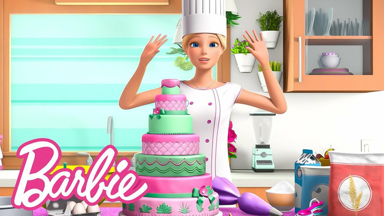 Barbie Vlogs — s01e133 — NO RECIPE CAKE BAKING CHALLENGE