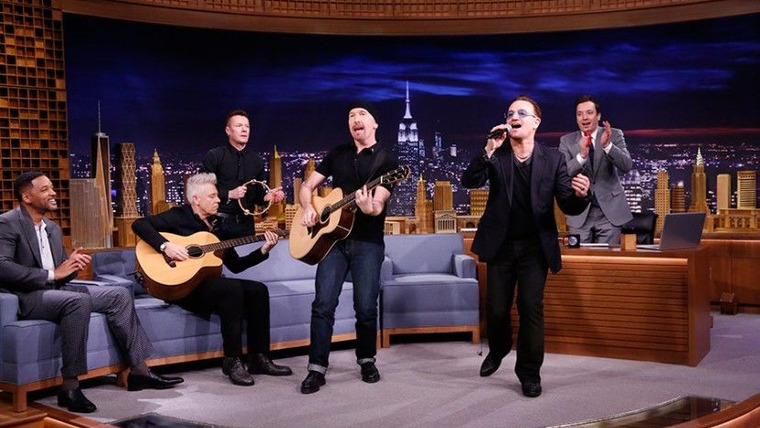 The Tonight Show Starring Jimmy Fallon — s2014e01 — Will Smith, U2