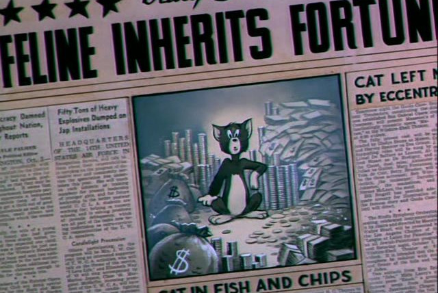 Tom & Jerry (Hanna-Barbera era) — s01e14 — The Million Dollar Cat