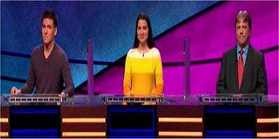 Jeopardy! — s2019e82 — Karen Farrell Vs. Susan Stoltzfus Vs. Bill Coulter, Show # 8062.