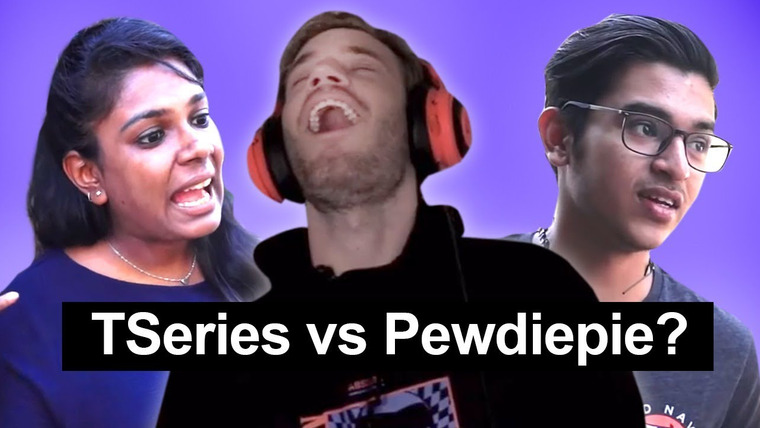 ПьюДиПай — s10e71 — What do Indians think of Tseries vs Pewdiepie?