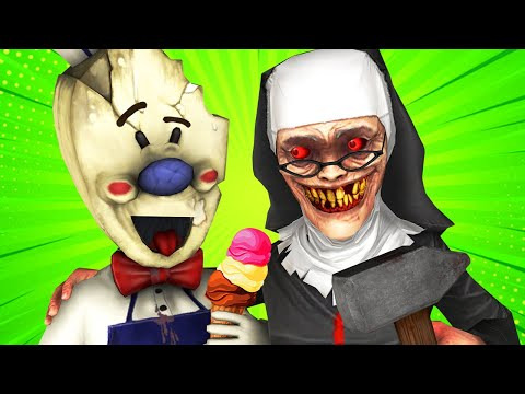 НОЙ — s03e25 — Мороженщик VS Злая Монахиня (Секретная Концовка Пародия Ice Scream 3 Evil Nun Хоррор 3D Анимация)