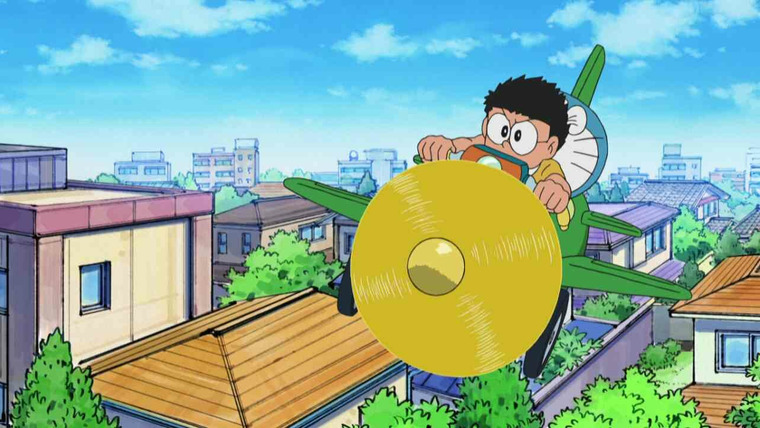 Дораэмон — s10e25 — Welcome to Nobita Airlines / Playing God