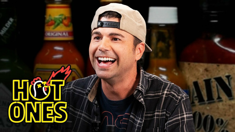 Hot Ones — s18e11 — Mark Rober Gives Up on Science While Eating Spicy Wings