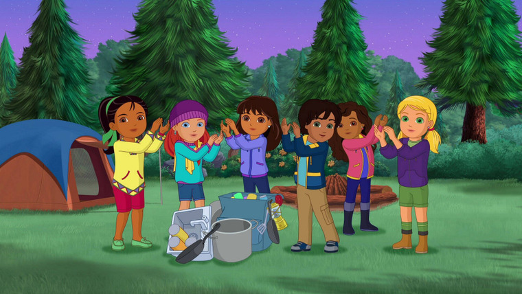 Dora and Friends: Into the City! — s01e16 — S'more Camping