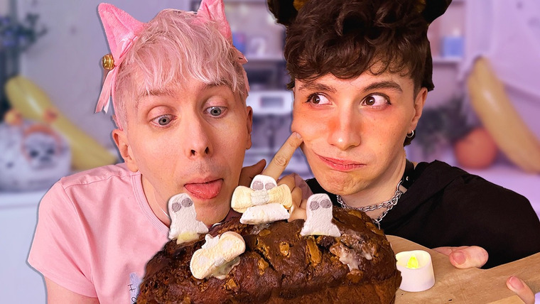 Dan and Phil — s08e44 — Halloween Baking - FEMBOY BANANA BREAD
