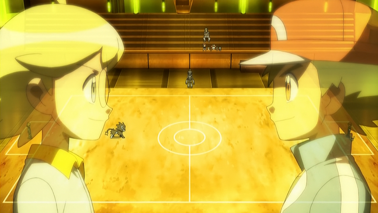 Покемон — s10e67 — Miare Gym Battle! Satoshi VS Citron!!