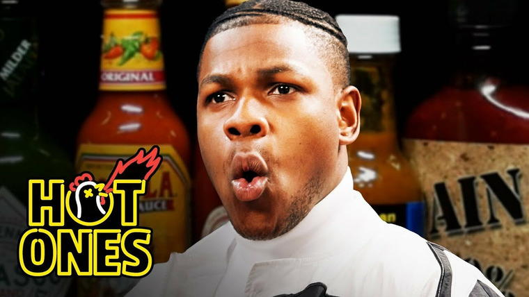Hot Ones — s10e12 — John Boyega Summons the Force While Eating Spicy Wings