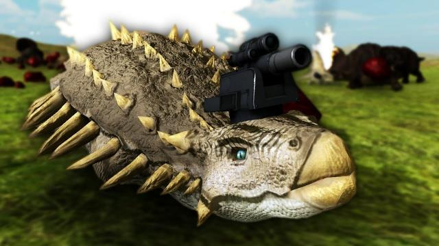 Jacksepticeye — s06e473 — DINOSAURS WITH GUNS! | Beast Battle Simulator #1