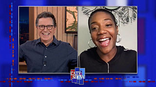 The Late Show with Stephen Colbert — s2021e23 — Tiffany Haddish, H.E.R.