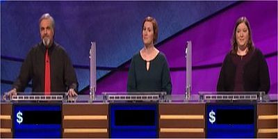 Jeopardy! — s2016e186 — Jon Groubert Vs. Emily Hollis Vs. Megan Clair, show # 7476.