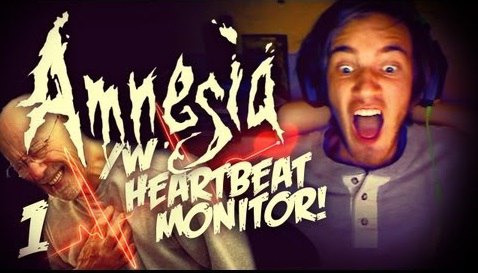 PewDiePie — s04e15 — HEARTBEAT MONITOR - Amnesia: Custom Story: FEAR AMNESIA - Part 1