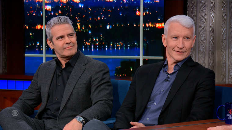 The Late Show with Stephen Colbert — s2023e86 — Anderson Cooper, Andy Cohen
