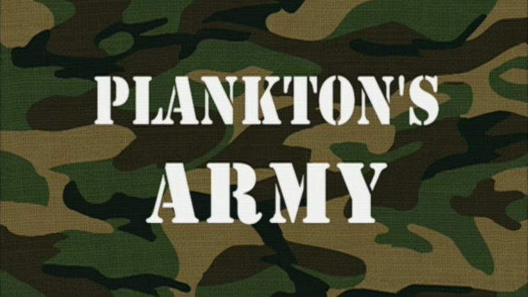 SpongeBob SquarePants — s03e33 — Plankton's Army