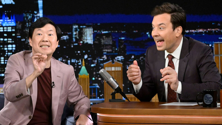 Ночное шоу с Джимми Фэллоном — s2024e14 — Ken Jeong, Dwyane Wade, Pete Lee