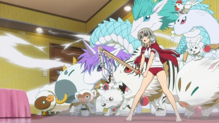 Binbougami ga! — s01e02 — This, Indeed, Has the "The Battle Between God and Girl Now Begins" Feel To It