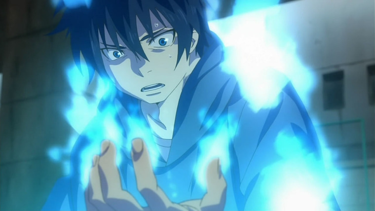 Ao no Exorcist — s01e01 — The Devil Resides in Human Souls