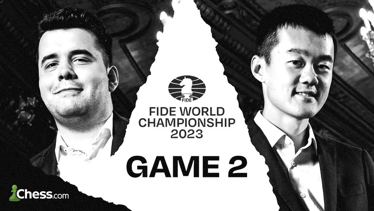 World Chess Championship 2023 season 2 episode – Game 2: Ding
