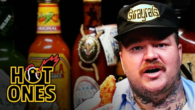 Hot Ones — s02e22 — Matty Matheson Turns Into a Motivational Speaker Eating Spicy Wings