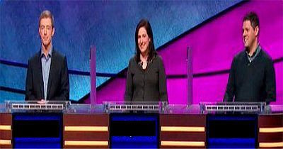 Jeopardy! — s2019e28 — Ed Condon Vs. John Hancock Vs. Jackie Schulte, Show # 8008.