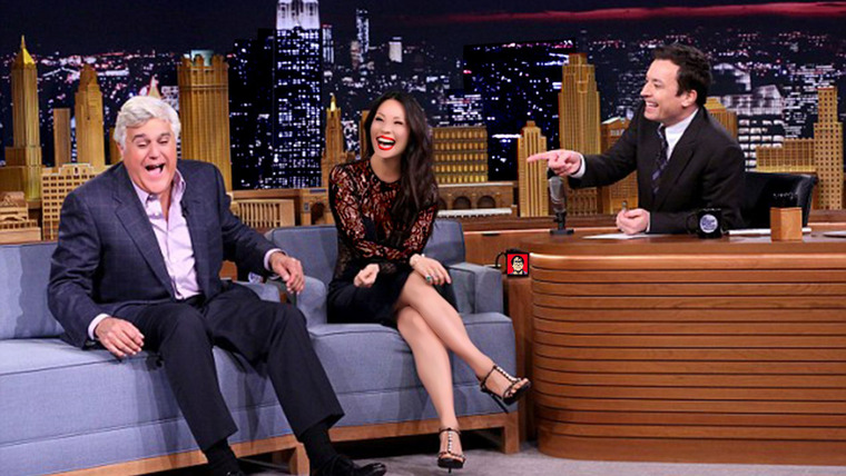 The Tonight Show Starring Jimmy Fallon — s2014e158 — Jay Leno, Lucy Liu, Kevin Delaney, Dave Davies