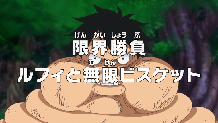 Ван-Пис — s19e805 — A Battle of Limits — Luffy and the Infinite Biscuits