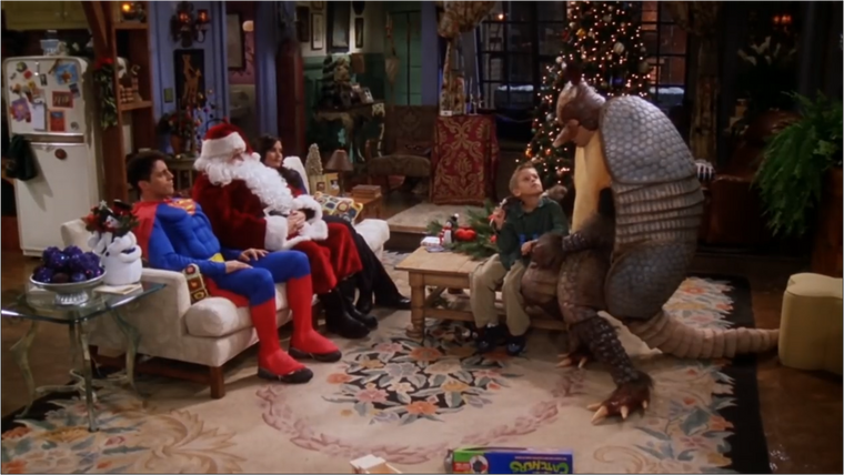 Друзья — s07e10 — The One With the Holiday Armadillo