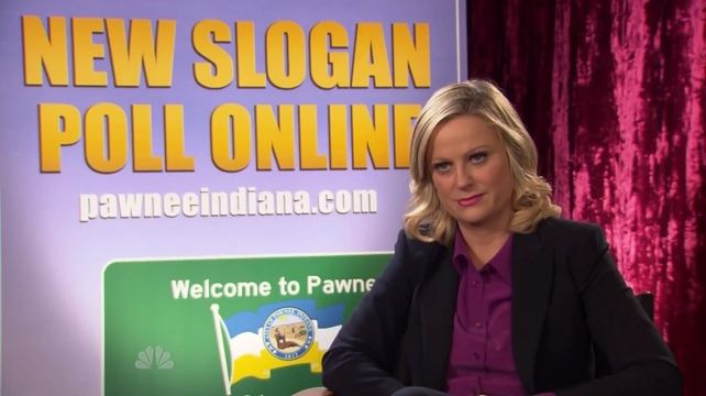 Parks and Recreation — s06e16 — New Slogan