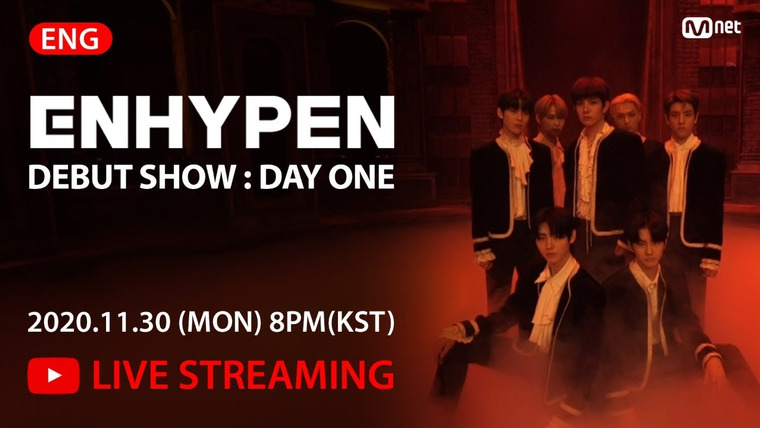 ENHYPEN — s2020e00 — DEBUT SHOW: DAY ONE 📽️LIVE STREAMING