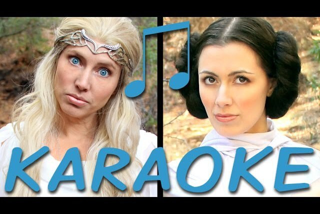 Рэп-баттл принцесс — s01 special-3 — Galadriel vs Leia Karaoke