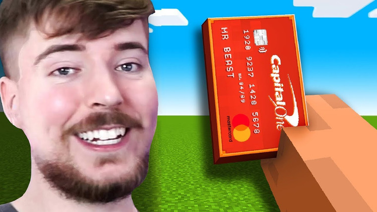 MrBeast Gaming На Русском — s02e09 — Я дал игрокам в Майнкрафт свою кредитку!