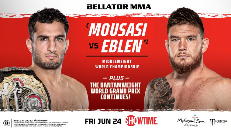 Bellator MMA Live — s19e10 — Bellator 282: Mousasi vs. Eblen