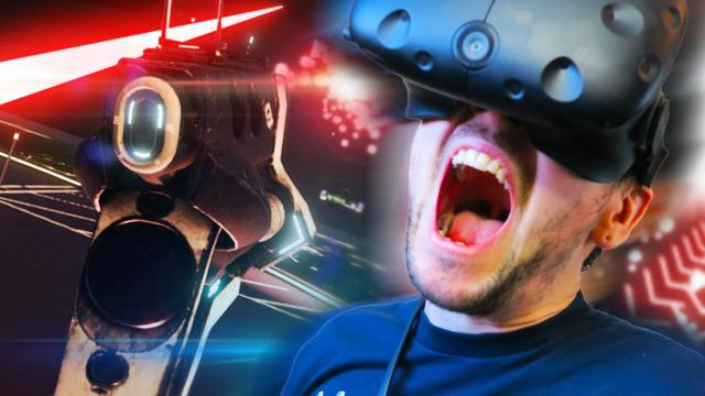 Jacksepticeye — s05e246 — FIRING MY LASER BEAM | Space Pirate Trainer (HTC Vive Virtual Reality)