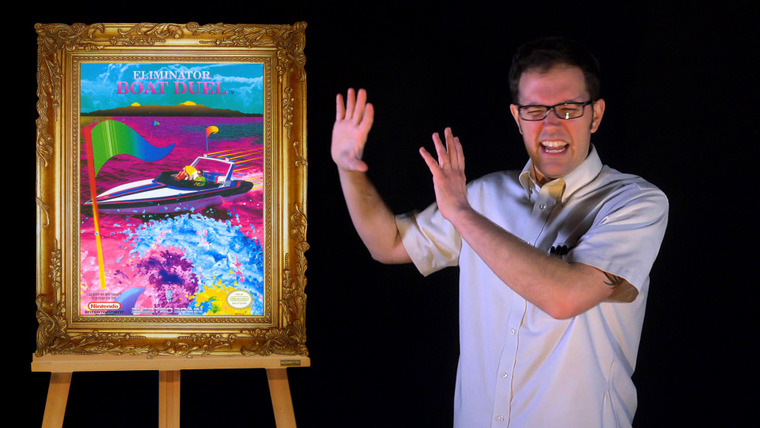 The Angry Video Game Nerd — s09 special-0 — Bad Game Cover Art #11 - Eliminator Boat Duel (NES)