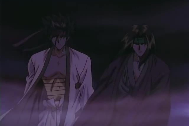 Бродяга Кэнсин — s01e24 — Midnight Fight! Sansuke VS Kenshin Again!