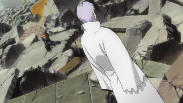 Bleach — s14e36 — Ichigo Loses His Fighting Spirit!? Gin's Expectation!