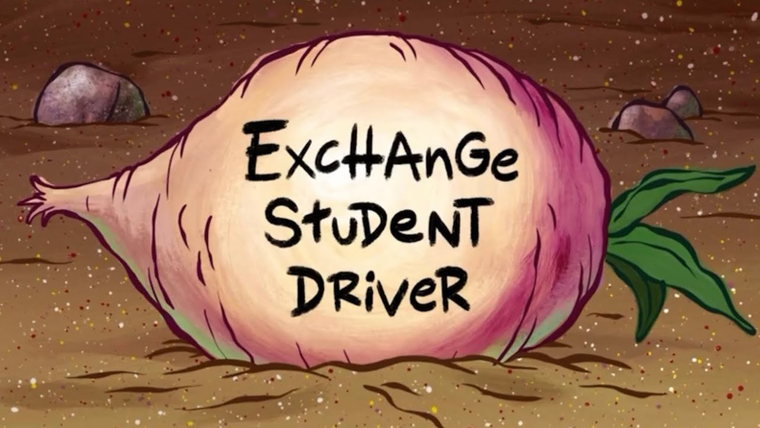 Губка Боб квадратные штаны — s16e05 — Exchange Student Driver