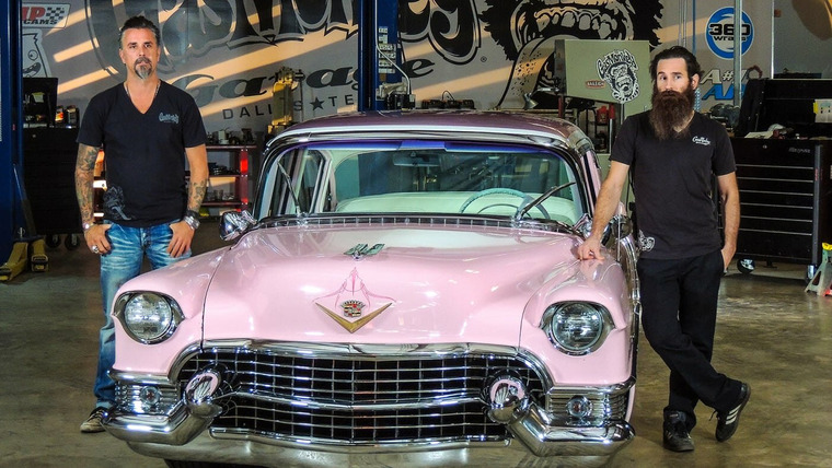 Быстрые и громкие — s07e06 — NHRA and a '55 Pink Caddy (2)