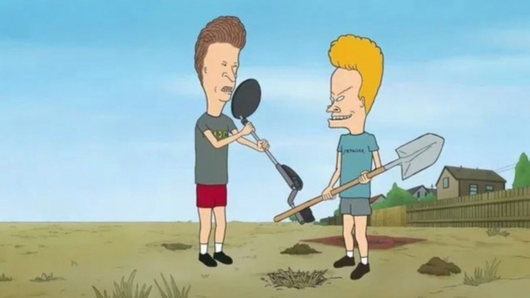 Бивис и Баттхед Майка Джаджа — s03e14 — Beavis and Butt-Head in Metal Detector