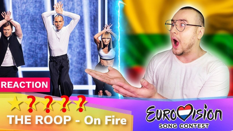 RUSSELL BLOG — s04e31 — The Roop — On Fire — РЕАКЦИЯ (Литва Евровидение 2020|Eurovision Lithuania)