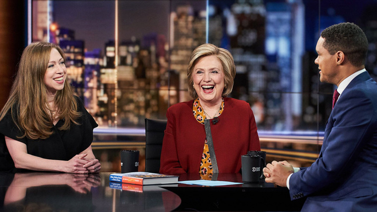 The Daily Show with Trevor Noah — s2019e136 — Hillary Rodham Clinton & Chelsea Clinton