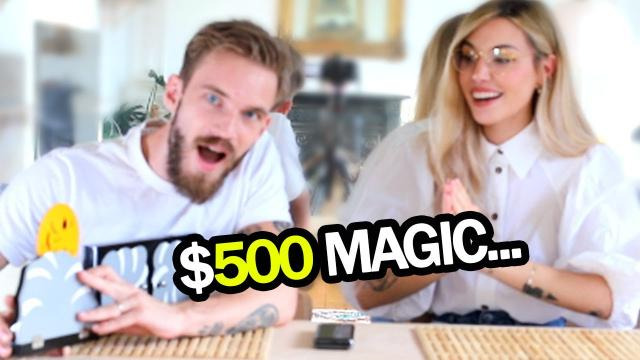 PewDiePie — s11e195 — I Spent $500 on Magic to Amaze my Wife