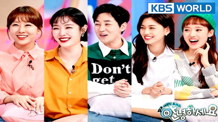 Ток-шоу Привет — s01e354 — Hanyoung, Kim Saerom, Din Din, Weki Meki (Doyeon&Sei)