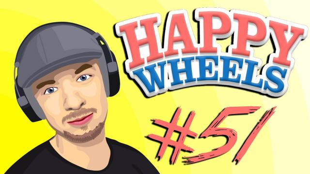 Jacksepticeye — s03e511 — Happy Wheels - Part 51 | STEVE KICKS SOME ASS!